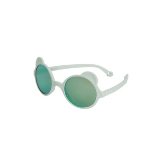Zielone okulary przeciwsłoneczne Kietla Ourson Green Almond - 0-1 lat