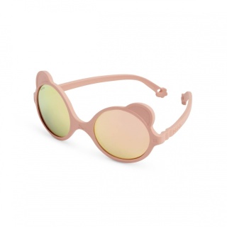 Brzoskwiniowe okulary przeciwsłoneczne Kietla Ourson Peach - 0-1 lat