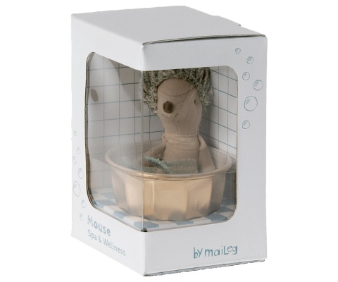 MAILEG Duża siostra myszka spa, Wellness mouse, Big sister