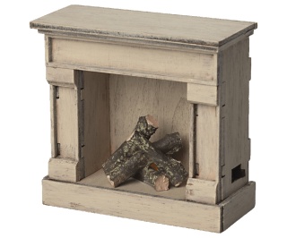 MAILEG Kominek, Fireplace - Off white