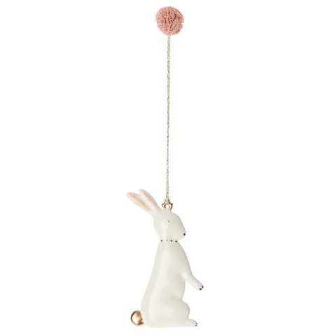 MAILEG Króliczek wielkanocny siedzący, Dekoracja wielkanocna - Metal ornament