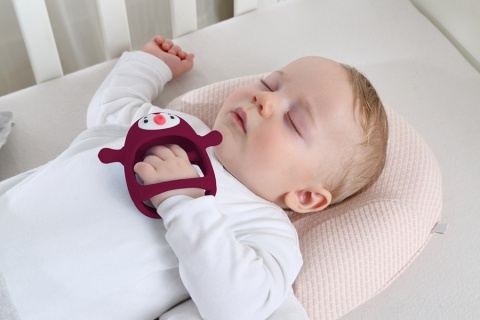 Smily Mia Gryzak Silikonowy Pingwin Buddy Light Red