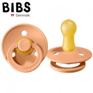 BIBS PEACH M Smoczek Uspokajający Hevea