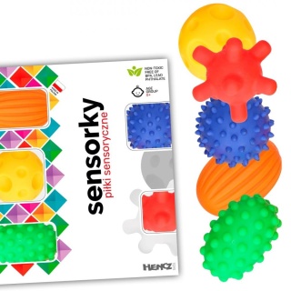 Mom's Care Hencz Toys Piłeczki sensoryczne 5 sztuk