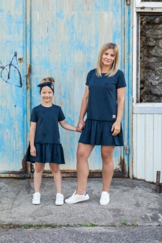 TUSS Sukienka Frilly Star navy