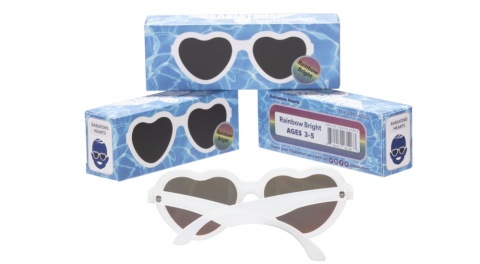 BABIATORS Okulary przeciwsłoneczne 0-2 lat, Hearts - Rainbow Bright