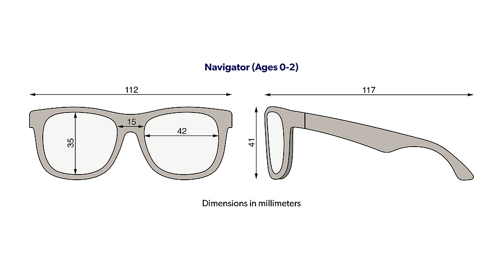 BABIATORS Okulary przeciwsłoneczne 0-2 lata, Navigator Double Trouble