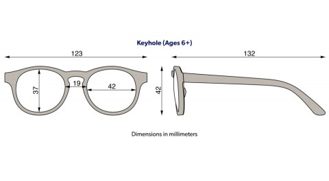 BABIATORS Okulary przeciwsłoneczne 6+ lat, Keyhole - Clean Slate BABIATORS Okulary przeciwsłoneczne 6+ lat, Keyhole - Clean Slate