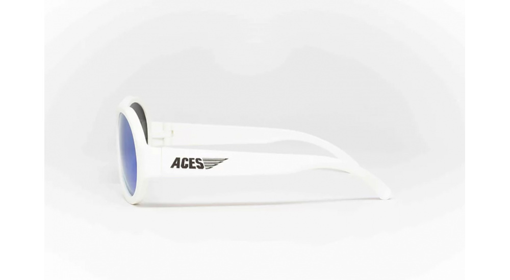 BABIATORS Okulary przeciwsłoneczne 7-14 lat Aces - Aviator Wicked White - Blue Lens BABIATORS Okulary przeciwsłoneczne 7-14 lat Aces - Aviator Wicked White - Blue Lens