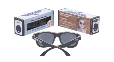 BABIATORS Okulary przeciwsłoneczne 6+ lat, Navigator Black Ops Black