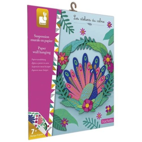Zestaw kreatywny Papierowy wieniec na ścianę Paw Janod