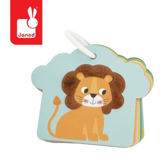 Karty sensoryczne Sawanna - 7 elementów - Janod