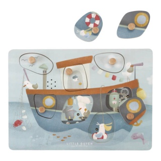 Little Dutch Puzzle dźwiękowe Sailors Bay