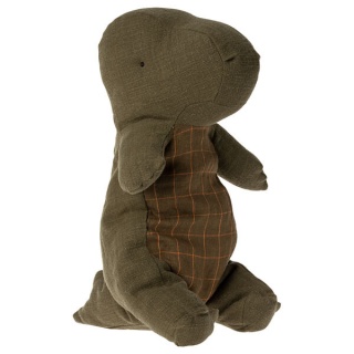 MAILEG Maskotka dinozaur w jajku, Gantosaurus in egg, Medium - Forrest green