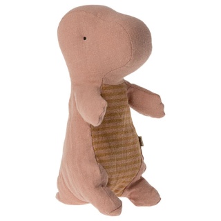 MAILEG Maskotka dinozaur w jajku, Gantosaurus in egg, Small - Old rose