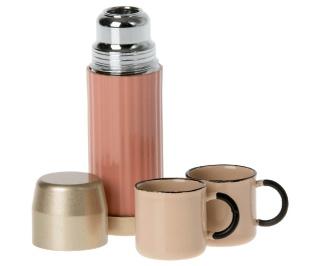 Termos z kubkami Maileg hermos and cups - Soft coral