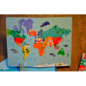APLI KIDS Magnetyczna układanka - Mapa świata