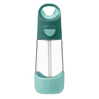 B.box Bidon tritanowy ze słomką 450 ml, Emerald Forest