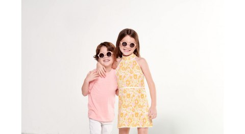 BABIATORS Okulary przeciwsłoneczne 0-2 lat brzoskwiniowy, Round - Peachy Keen BABIATORS Okulary przeciwsłoneczne 0-2 lat brzoskwiniowy, Round - Peachy Keen