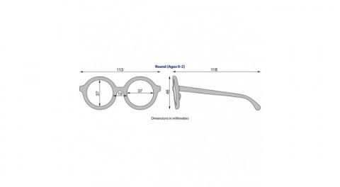 BABIATORS Okulary przeciwsłoneczne 0-2 lat brzoskwiniowy, Round - Peachy Keen BABIATORS Okulary przeciwsłoneczne 0-2 lat brzoskwiniowy, Round - Peachy Keen