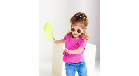 BABIATORS Okulary przeciwsłoneczne 0-2 lata kremowe, Round - Sweet Cream BABIATORS Okulary przeciwsłoneczne 0-2 lata kremowe, Round - Sweet Cream