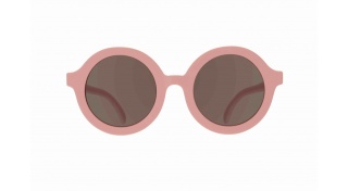 Brzoskwiniowe okulary przeciwsłoneczne Babiators Round - Peachy Keen - 3-5 lat
