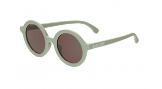 Szałwiowe okulary przeciwsłoneczne Babiators Round - All The Rage Sage - 6 lat