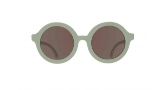 Szałwiowe okulary przeciwsłoneczne Babiators Round - All The Rage Sage - 6 lat