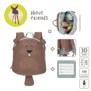 LASSIG Plecak mini About Friends Bóbr