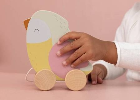 Little Dutch Ptaszek do ciągnięcia Flowers & Butterflies