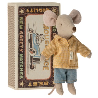 MAILEG Duży brat w pudełku, Big brother mouse in matchbox