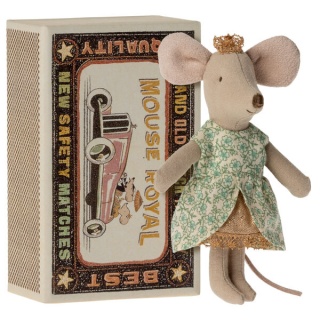 MAILEG Księżniczka mała siostra, Princess mouse, Little sister in matchbox
