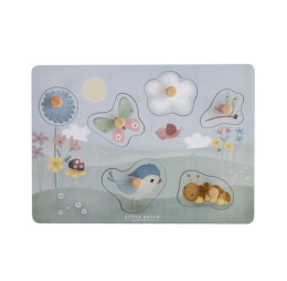 Little Dutch Puzzle sensoryczne Flowers & Butterflies FSC