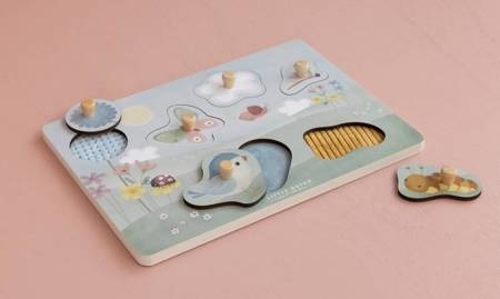Little Dutch Puzzle sensoryczne Flowers & Butterflies FSC