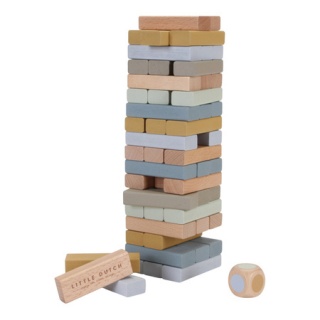 Little Dutch Gra drewniana Jenga , Gra Wieża