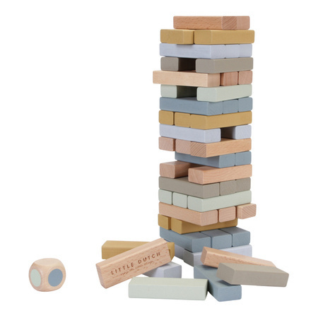 Little Dutch Gra drewniana Jenga , Gra Wieża Little Dutch Gra drewniana Jenga , Gra Wieża