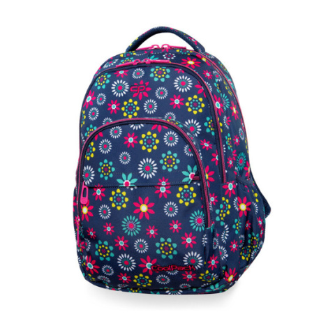 Dwukomorowy plecak klasa 4-8 Coolpack Basic Plus Hippie Daisy
