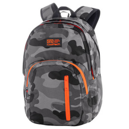 Coolpack Plecak młodzieżowy DISCOVERY Camo Orange Neon