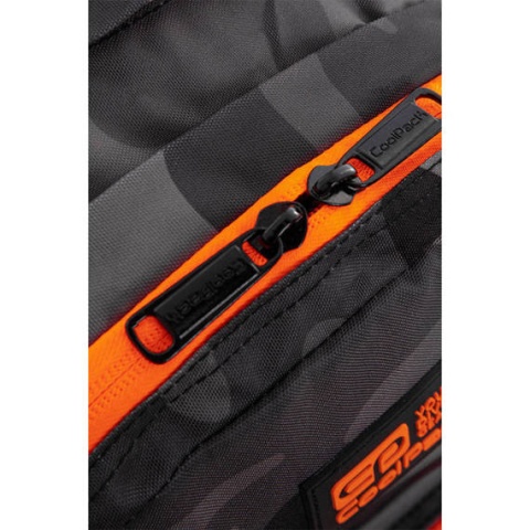 Coolpack Plecak młodzieżowy DISCOVERY Camo Orange Neon