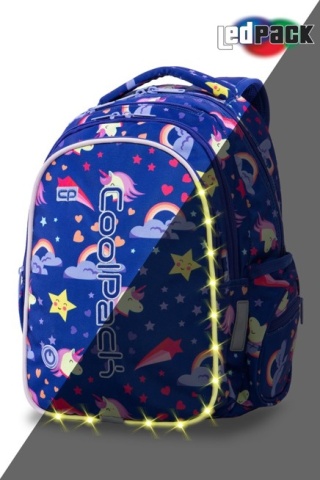 Coolpack Plecak młodzieżowy Joy M Led Unicorns
