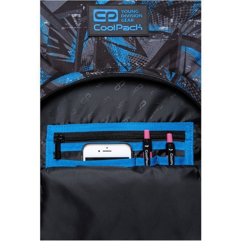 Coolpack Plecak młodzieżowy Discovery Blue IRON Coolpack Plecak młodzieżowy Discovery Blue IRON