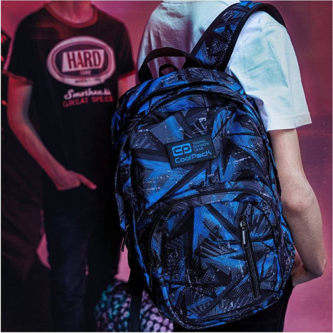 Coolpack Plecak młodzieżowy Discovery Blue IRON Coolpack Plecak młodzieżowy Discovery Blue IRON