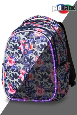 Coolpack Plecak młodzieżowy Joy L Led Camo Roses