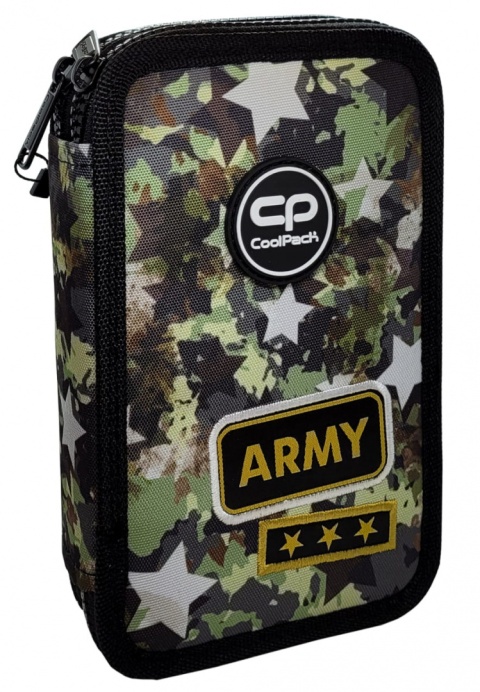 Coolpack Piórnik podwójny z wyposażeniem Jumper 2 Army Stars