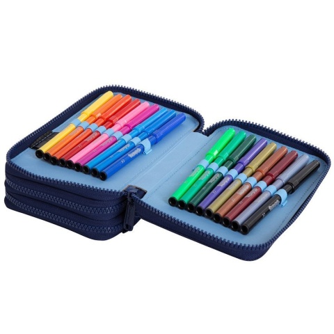 Coolpack Piórnik potrójny z wyposażeniem Jumper 3 Chevron
