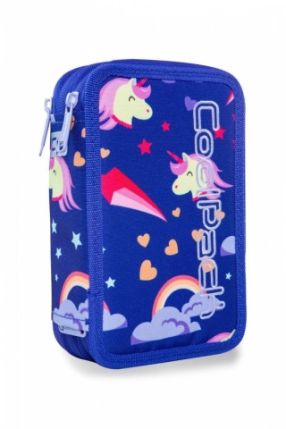 Coolpack Piórnik potrójny z wyposażeniem Jumper 3 Led Unicorns
