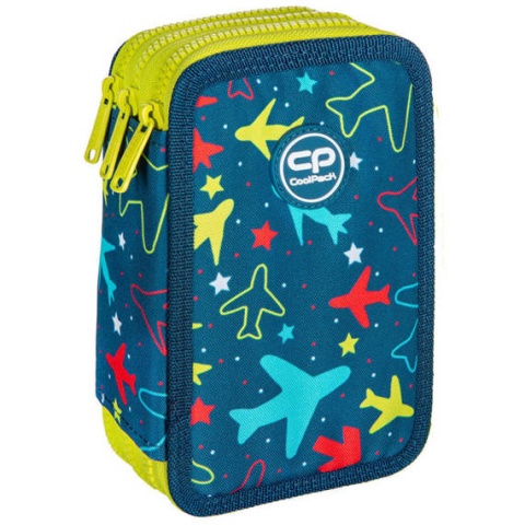 Coolpack Piórnik potrójny z wyposażeniem Jumper 3 Sky Flights