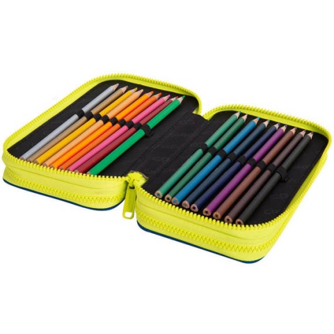 Coolpack Piórnik potrójny z wyposażeniem Jumper 3 Sky Flights