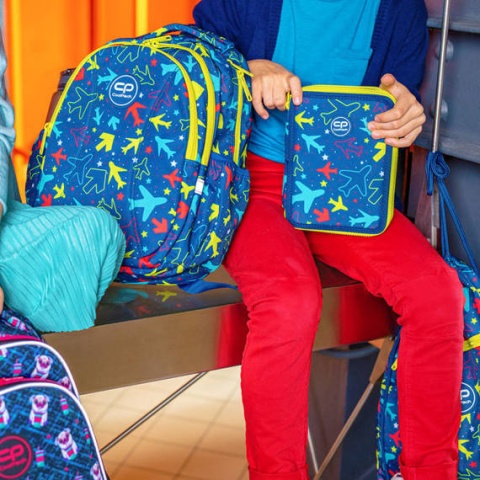 Coolpack Piórnik potrójny z wyposażeniem Jumper 3 Sky Flights