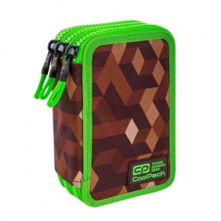 Coolpack Piórnik potrójny z wyposażeniem Jumper 3 City Jungle
